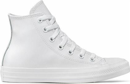 Converse Chuck Taylor All Star Leather Μποτάκια Λευκά