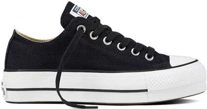 Converse Chuck Taylor All Star Lift Clean Flatforms Sneakers Black / White από το Favela
