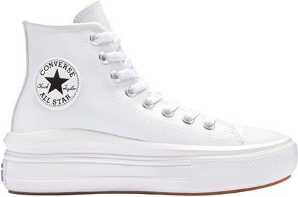Converse Chuck Taylor All Star Move Γυναικεία Sneakers Λευκά