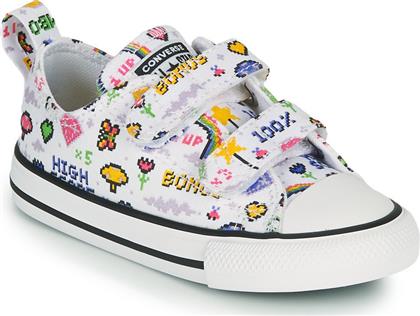 Converse Παιδικά Sneakers Chuck Taylor Print 2V C με Σκρατς για Κορίτσι Πολύχρωμα