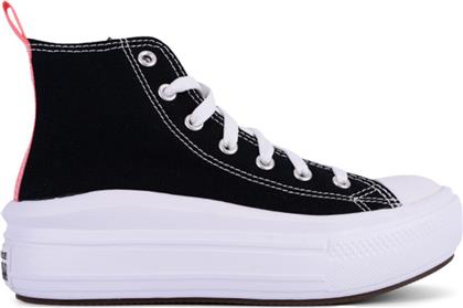 Converse Παιδικά Sneakers High Chuck Taylor All Star Move Black / Pink Salt / White από το Cosmos Sport
