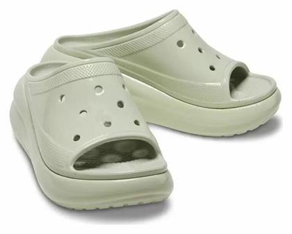 Crocs Crush Slides σε Πράσινο Χρώμα από το MyShoe