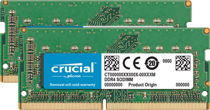 Crucial 16GB DDR4 RAM με 2 Modules (2x8GB) και Ταχύτητα 2400 για Laptop