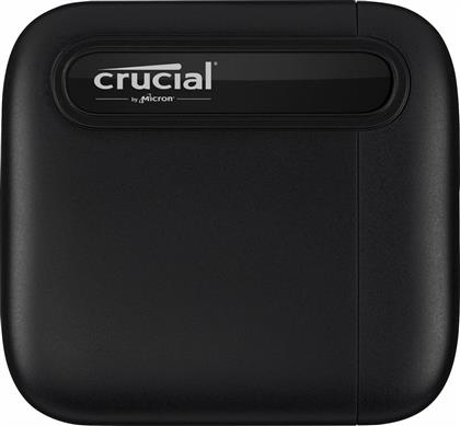 Crucial X6 USB 3.1 / USB-C Εξωτερικός SSD 500GB 2.5'' Μαύρο