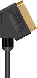Crystal Audio Cable Scart male - Scart male 1.5m (SC-GOLD-1.5)