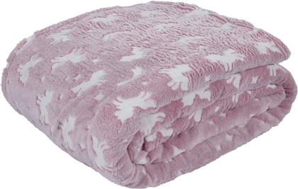 Das Home Κουβέρτα 4832 Fleece Ροζ 80x110εκ.
