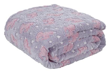 Das Home Κουβέρτα 4833 Fleece Ροζ 110x150εκ. από το Katoikein