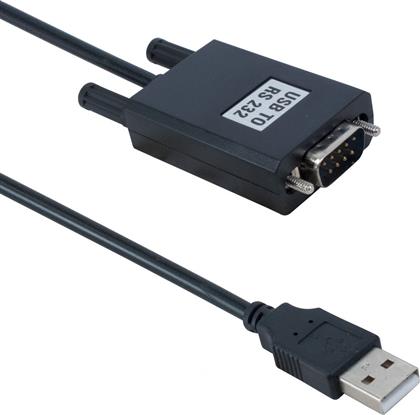 De Tech Καλώδιο USB 2.0 σε RS232 9-pin male 1m από το Public