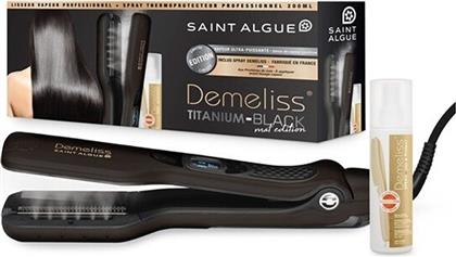 Demeliss Titanium 3993 Πρέσα Μαλλιών με Ατμό και Κεραμικές Πλάκες 250W Black