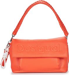 Desigual Γυναικεία Τσάντα Ώμου Πορτοκαλί