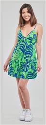 Desigual Mini All Day Φόρεμα με Τιράντα Πράσινο από το Spartoo