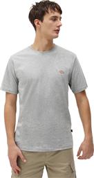 Dickies Mapleton Ανδρικό T-shirt Γκρι με Λογότυπο