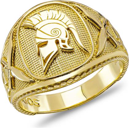 Dimitrios Exclusive Ανδρικό Δαχτυλίδι από Χρυσό 18Κ