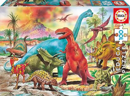 Παιδικό Puzzle Dinosaurs 100pcs για 6+ Ετών Educa