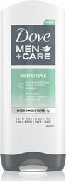 Dove Men+Care Sensitive Κρεμώδες Αφρόλουτρο για Άνδρες για Σώμα , Μαλλιά & Πρόσωπο 400ml από το Pharm24