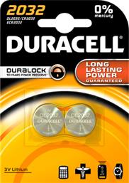 Duracell Long Lasting Power Μπαταρίες Λιθίου Ρολογιών CR2032 3V 2τμχ από το e-shop