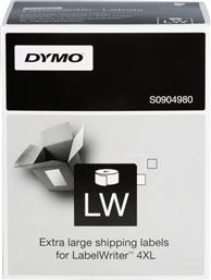 Dymo 220 Αυτοκόλλητες Ετικέτες σε Ρολό για Εκτυπωτή Ετικετών 104x159mm από το e-shop