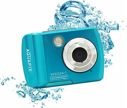 EasyPix W2024 Compact Φωτογραφική Μηχανή 16MP με Οθόνη 2.4'' και Ανάλυση Video 1280 x 720 pixels Μπλε από το Kotsovolos