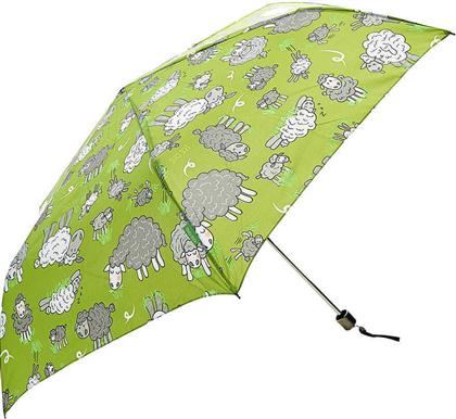 Eco Chic Ομπρέλα Βροχής Σπαστή Πράσινη