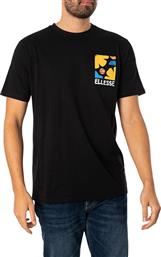 Ellesse Ανδρικό T-shirt Κοντομάνικο Μαύρο από το Zakcret Sports