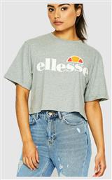 Ellesse Κοντομάνικο Crop Top Γκρι από το Modivo