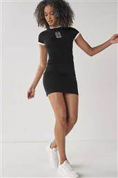 Ellesse Ninetta Καλοκαιρινό Mini T-shirt Φόρεμα Μαύρο από το Plus4u