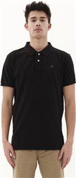 Emerson Ανδρικό T-shirt Polo Μαύρο από το SportsFactory