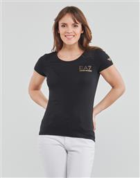Emporio Armani Γυναικείο T-shirt Μαύρο από το Spartoo