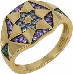 Επίχρυσο δαχτυλίδι Honor Chiron Star 925 40092096 40092096 Ασήμι από το Kosmima24
