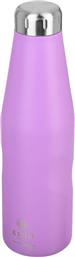 Estia Travel Flask Save the Aegean Ανακυκλώσιμο Μπουκάλι Θερμός Ανοξείδωτο Lavender Purple 750ml