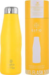 Estia Travel Flask Save Aegean Μπουκάλι Θερμός Burnt Yellow 500ml από το Katoikein