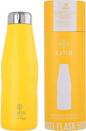 Estia Travel Flask Save the Aegean Ανακυκλώσιμο Μπουκάλι Θερμός Ανοξείδωτο BPA Free Pineapple Yellow 500ml από το 24home