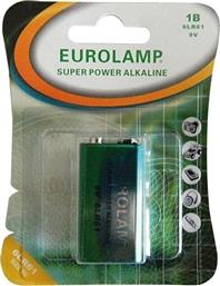 Eurolamp Super Power Αλκαλική Μπαταρία 9V 1τμχ