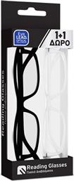 Eyelead Unisex Γυαλιά Πρεσβυωπίας +1.50 Μαύρα / Διάφανα 2τμχ