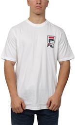 Fila Julian Ανδρικό T-shirt Λευκό με Στάμπα από το Altershops