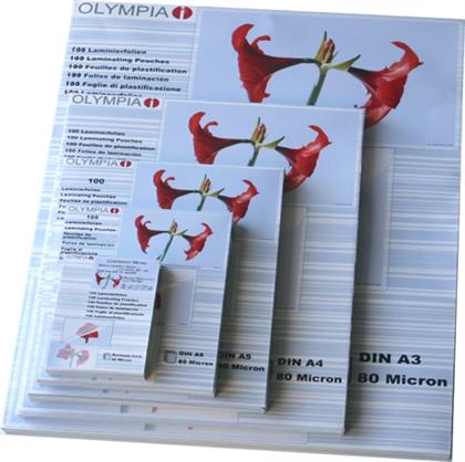 Φύλλα Πλαστικοποίησης Olympia 9185 (125 Microns 25xA4) από το Shop365