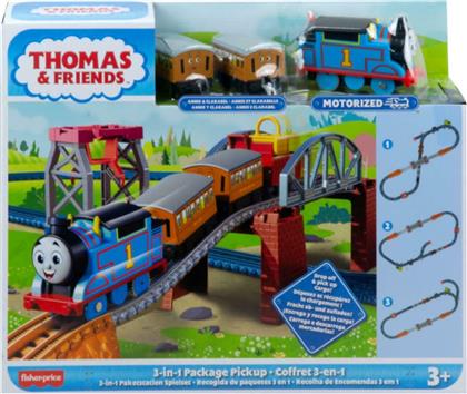 Fisher Price Thomas & Friends 3 in 1 Packpage Pickup Σετ με Τρενάκι για 3+ Ετών από το Moustakas Toys