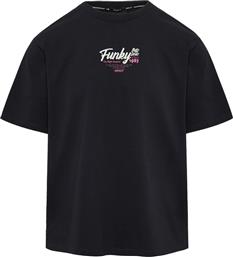 Funky Buddha Ανδρικό T-shirt Κοντομάνικο Black από το Zakcret Sports