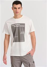 Funky Buddha Ανδρικό T-shirt Κοντομάνικο Λευκό από το Funky Buddha