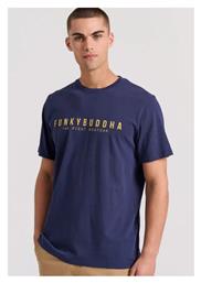 Funky Buddha Ανδρικό T-shirt Κοντομάνικο Navy από το Outletcenter