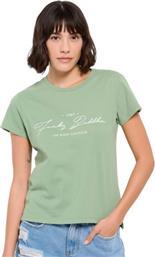 Funky Buddha Γυναικείο Αθλητικό T-shirt Πράσινο από το Outletcenter
