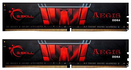 G.Skill Aegis 32GB DDR4 RAM με 2 Modules (2x16GB) και Ταχύτητα 3000 για Desktop - G Skill από το e-shop