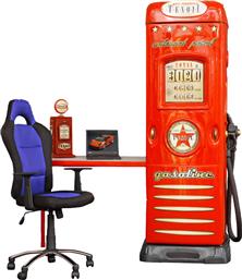 Gasoline Παιδικό Γραφείο από Μελαμίνη Κόκκινο 60x120x200cm