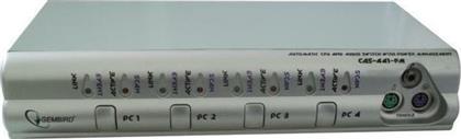 Gembird Automatic CPU and audio switch with the PCs power management, 4 PCs από το Plus4u