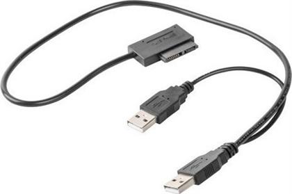 Gembird USB to SATA Αdapter for Slim SATA SSD, DVD Μαύρο (A-USATA-01) από το e-shop