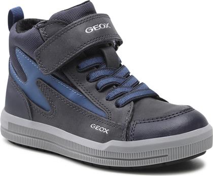 Geox Παιδικά Sneakers High J Arzach Ανατομικά Μπλε