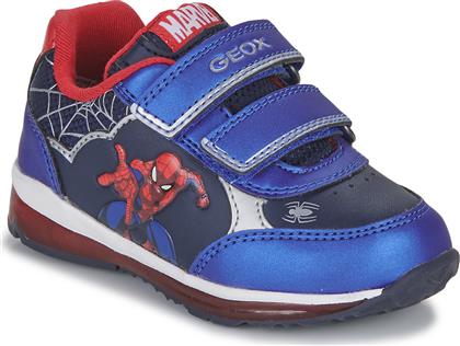 Geox Παιδικά Sneakers με Σκρατς Μπλε