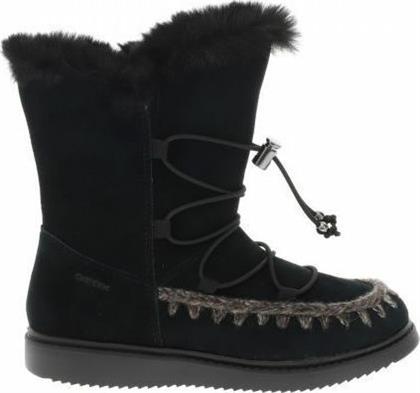 Geox Παιδικές Μπότες Χιονιού για Κορίτσι Μαύρες Thymar από το MybrandShoes