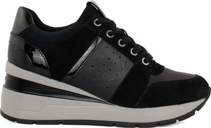 Geox Zosma Ανατομικά Sneakers σε Μαύρο Χρώμα από το Troumpoukis