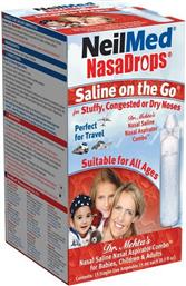Getremed Nasadrops Saline on the Go 15amps x 15ml
